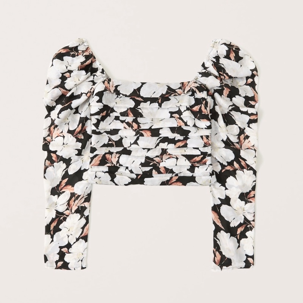 Abercrombie puff sleeve top